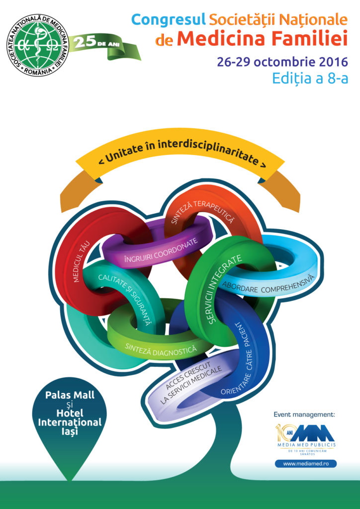 Congresul Societatii Nationale de Medicina Familiei 2016, Iasi, 26-29 octombrie 2016