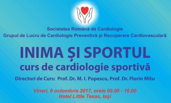 Inima si Sportul – Curs de cardiologie sportiva