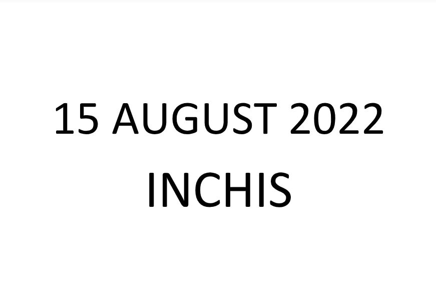 Program 15 August 2022 – Inchis