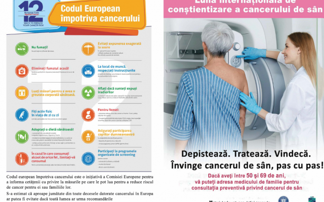 DSP Iasi – Octombrie 2024 – Luna de conştientizare cu privire la cancerul de sân