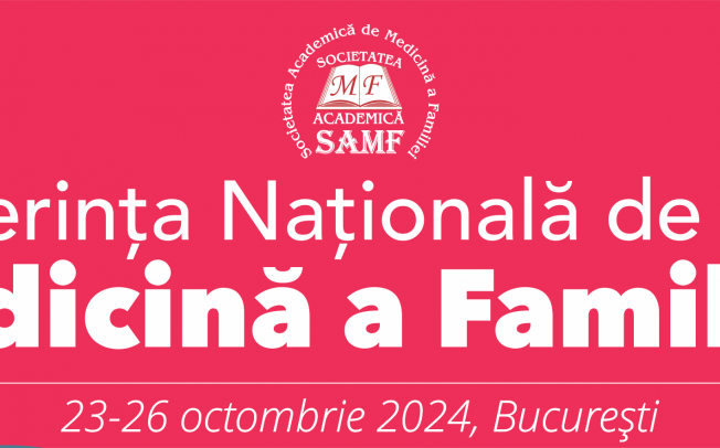 Conferinta Nationala de Medicina a Familiei a SAMF – 23-26 octombrie 2024, la Bucuresti