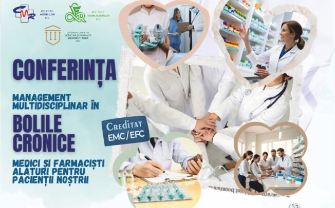 Invitatie Conferința “MANAGEMENT MULTIDISCIPLINAR ÎN BOLILE CRONICE – Medici și farmaciști alături pentru pacienții noștri”, 06 iunie 2025