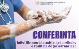 Invitatie conferinta ” INFECȚIILE ASOCIATE ASISTENȚEI MEDICALE: O REALITATE DE (NE)ZDRUNCINAT ” 14 Iunie 2025, Iasi